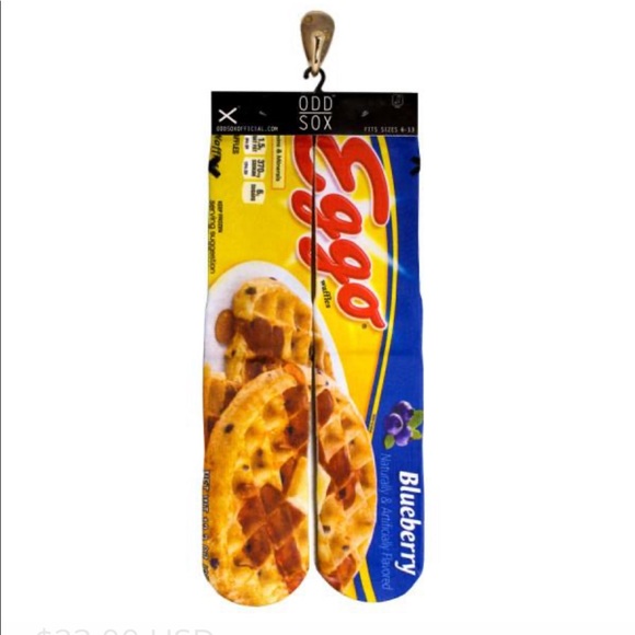 ODD SOX Blueberry Waffles Socks - Picture 8 of 11